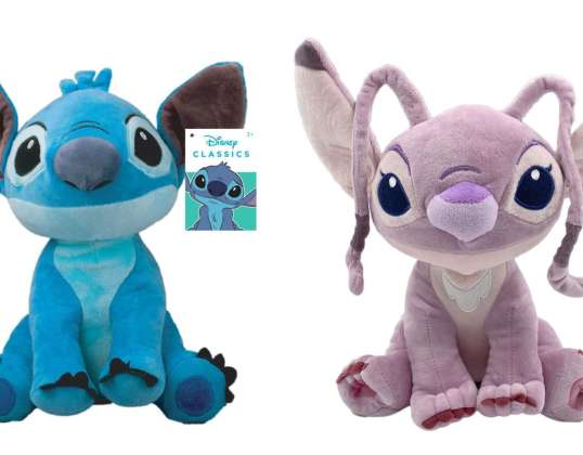 Disney Stitch og Angel Plush med lyd 35 cm