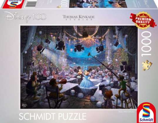 Disney 100e viering Limited Edition nieuwe puzzel 1000 stukjes Thomas Kinkade-collectie