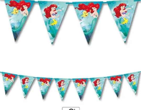 Disney Ariel driehoekige vlag banner