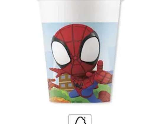 Marvel Spidey 8 Paper Cups 200 ml