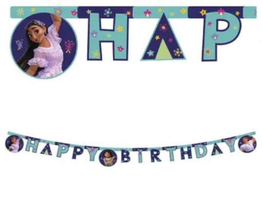 Natpis Disney Encanto "Sretan rođendan"