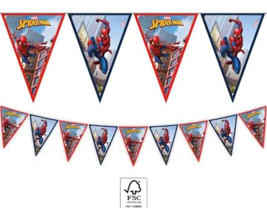 Marvel Spiderman Bannery s trojuholníkovou vlajkou