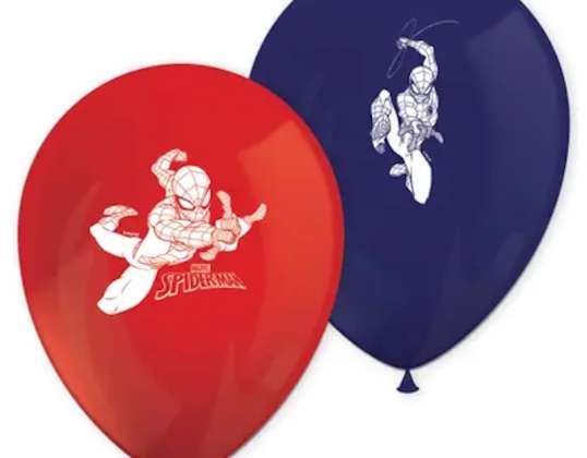 Marvel Spiderman 8 Balloons 2 Assorted