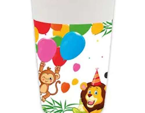 Jungle 2 Reusable Party Cups 230 ml