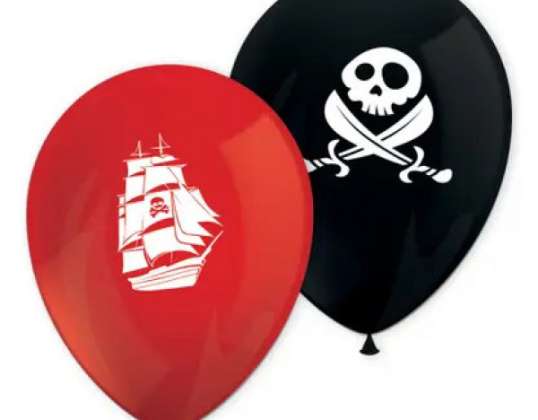 Island Pirates 8 Balloons 2 Assorted