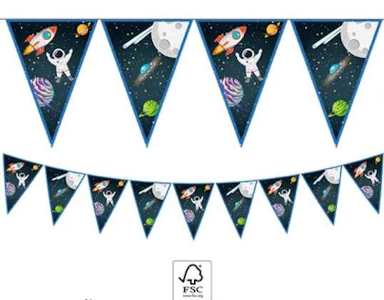Rocket Space trekantede flag bannere