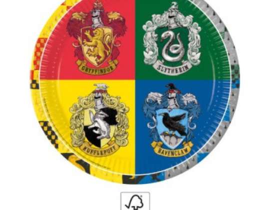 Harry Potter Hogwarts 8 Paper Plate 23 cm