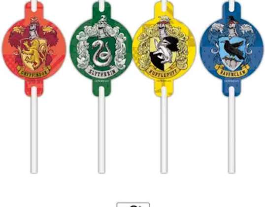 Harry Potter Hogwarts 4 Straws