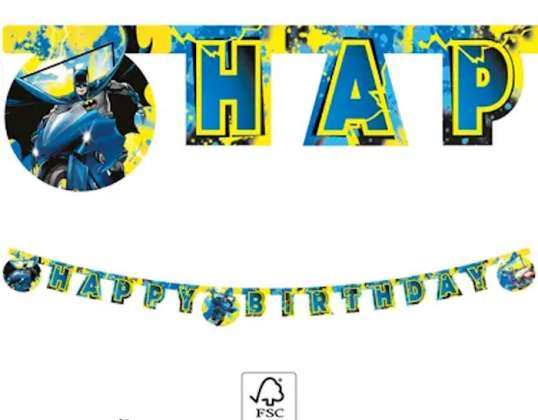 Batman   &quot;Happy Birthday&quot; Banner