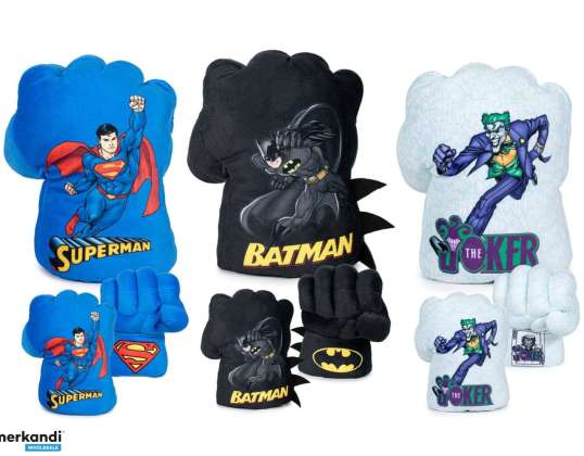 DC Comics Handschuh Sortiment   3 fach sortiert   20 cm