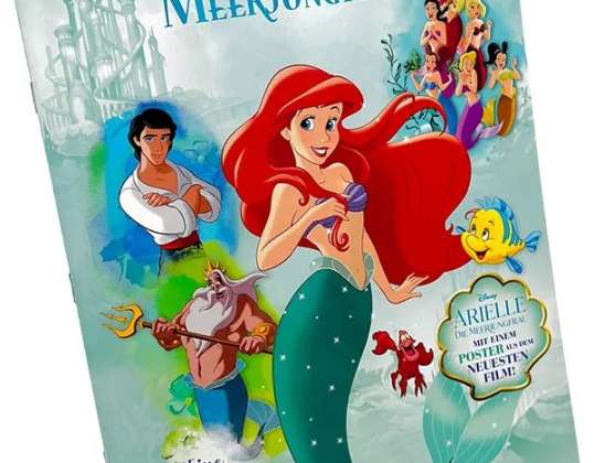 "Disney Ariel" undinės lipdukų albumas
