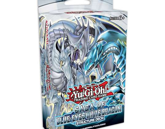 YuGiOh! Estrutura Deck Saga de Olhos Azuis Dragão Branco Ilimitado Edtion