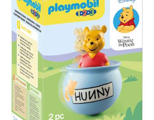 PLAYMOBIL® 71318 Playmobil 1.2.3 & Дисни: Мечо се изправя мед отгоре
