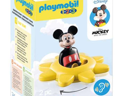 PLAYMOBIL® 71321 Playmobil 1.2.3 &; Disney: Η περιστρεφόμενη κουδουνίστρα του ήλιου του Μίκυ