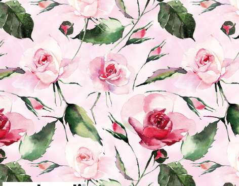 20 servetėlių 24 x 24 cm Miltelinės rožės skaistalai rožinis Kasdien