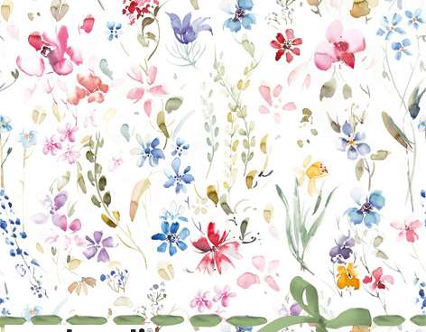 20 napkins 33 x 33 cm Petits Fleurs Multicolore Everyday