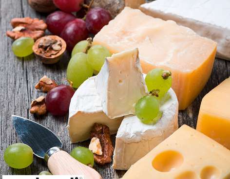 20 servetėlių, 24 x 24 cm, sūris, vynuogės ir graikiniai riešutai, kasdien