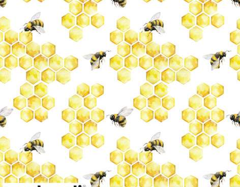20 serwetek 33 x 33 cm Honey Bees Everyday