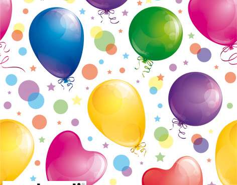 20 napkins 24 x 24 cm Glossy Balloons Everyday