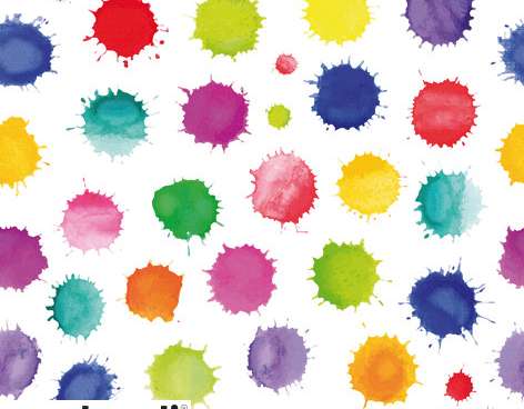 20 napkins / napins 33 x 33 cm Colourful Splashes Everyday