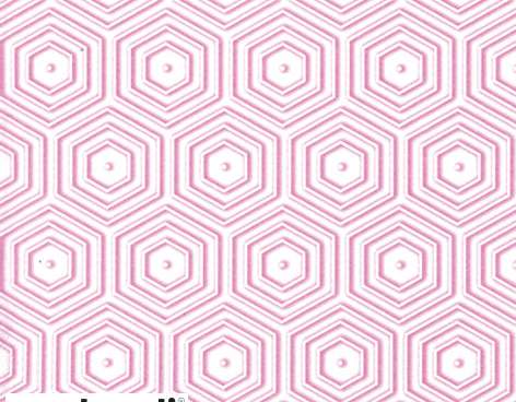 20 салфеток 24 x 24 см Геометрический Хипстер розовый/белый Каждый день