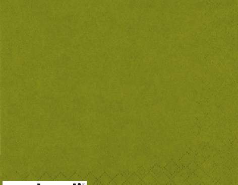 20 napkins 33 x 33 cm UNI olive green Everyday