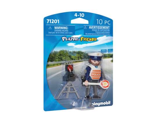 PLAYMOBIL® 71201 Playmobil Playmo Amigos Polícia de Trânsito