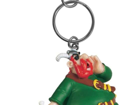 Asterix & Obelix Captain Redbeard Keychain