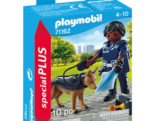 PLAYMOBIL® 71162 Playmobil Special PLUS -poliisi ja haistelukoira