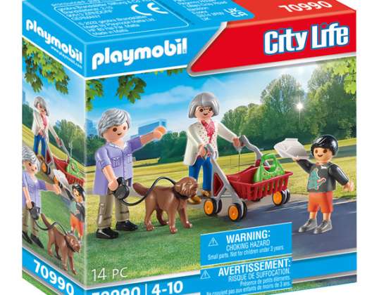PLAYMOBIL® 70990 Playmobil City Life Grands-parents avec petit-fils