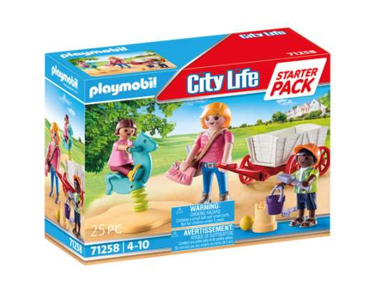 PLAYMOBIL® 71258 Playmobil City Life óvodapedagógus kézikocsis indító