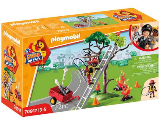 PLAYMOBIL® 70917 Playmobil Duck On Call Brigada de pompieri de acțiune salva pisica