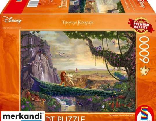 Disney The Lion King keert terug naar Pride Rock puzzel van 6000 stukjes