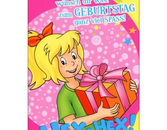 Taunus 2001002 Bibi Blocksberg Birthday Cards