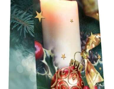 Vrećice za boce za božićni klasični Jumbo 5 motivi