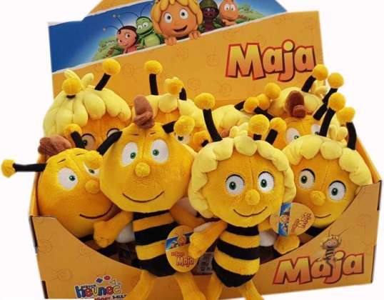 Maya the Bee Plysch Figurer 2 Blandad display