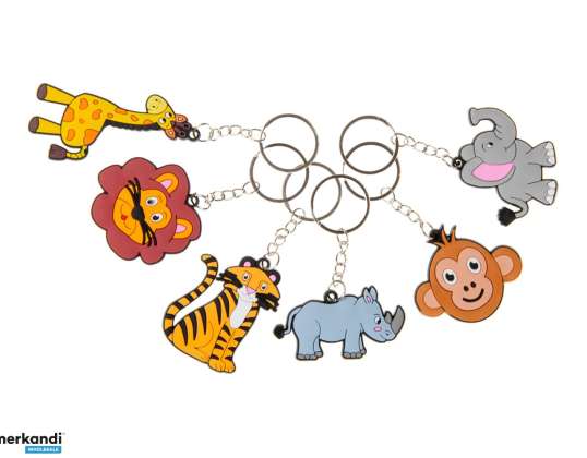 Wild Animals Keychain 7 cm