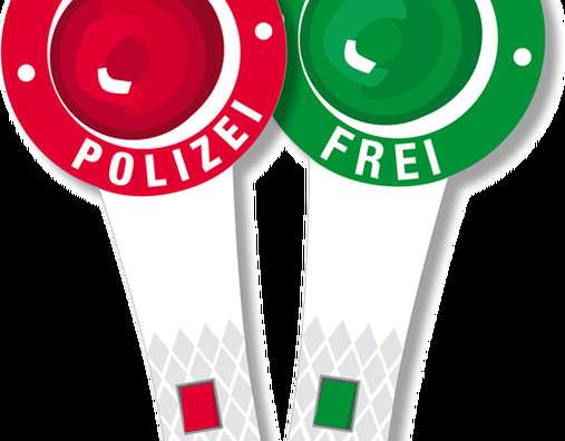 POLIZEI   6 Polizeikellen