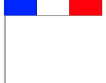 Francijas 10 papīra karogi
