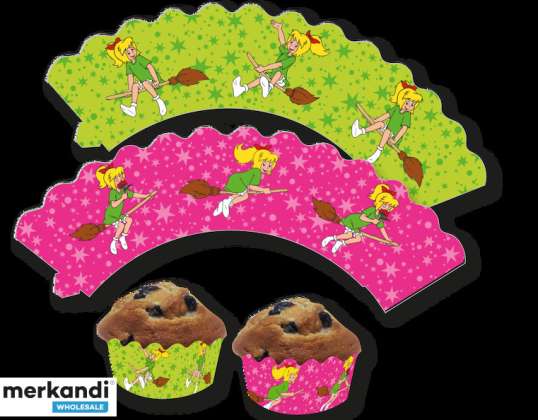 BIBI BLOCKSBERG 12 manchons décoratifs pour muffins et cupcakes