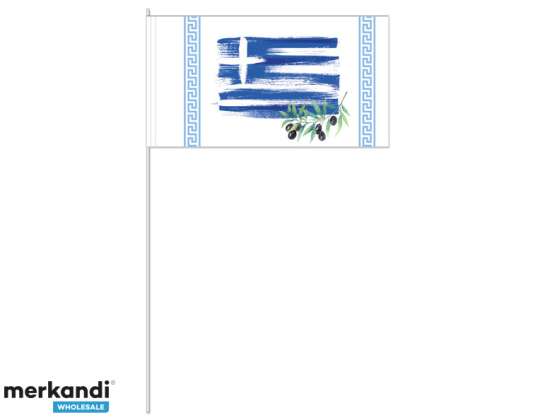 GRECJA 10 Papierowych Flag