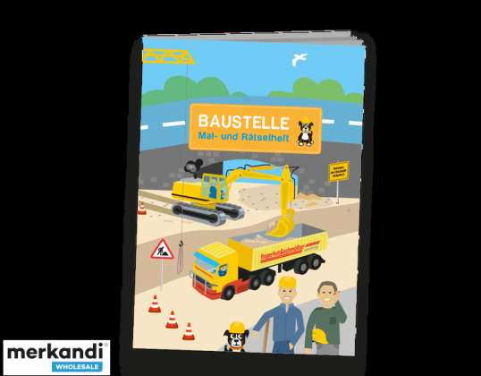 BAUSTELLE   kleines Mal  und Rätselheft