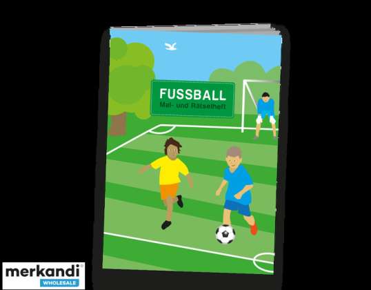 SOCCER small painting and puzzle booklet