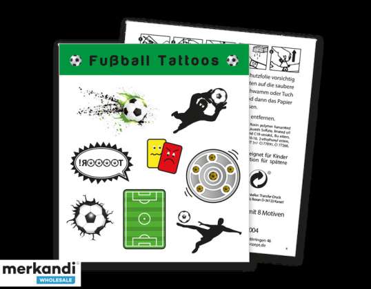 VOETBAL Tattoo Boog