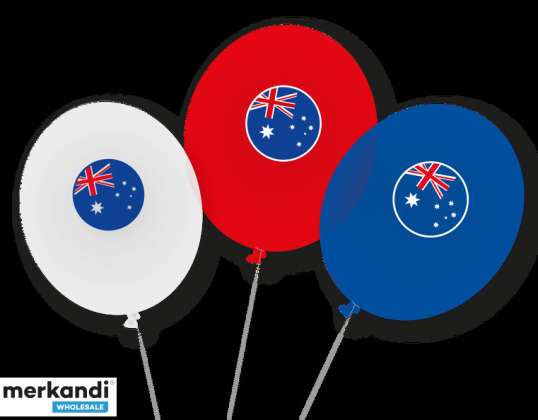 AUSTRALIA 9 Latex Ballonger 90 cm