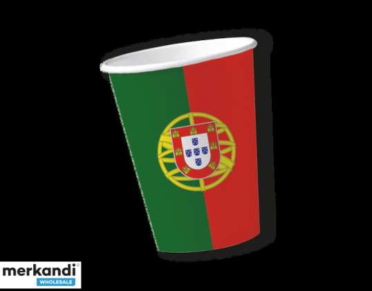 PORTUGALSKO 10 Papierové poháre 200 ml