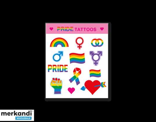 PRIDE / RAINBOW tatuiruotės lankas