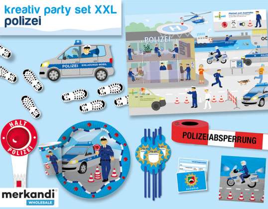 POLIZEI   XXXL Partyset