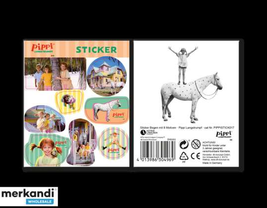 PIPPI LANGSTRUMPF   Sticker Bogen