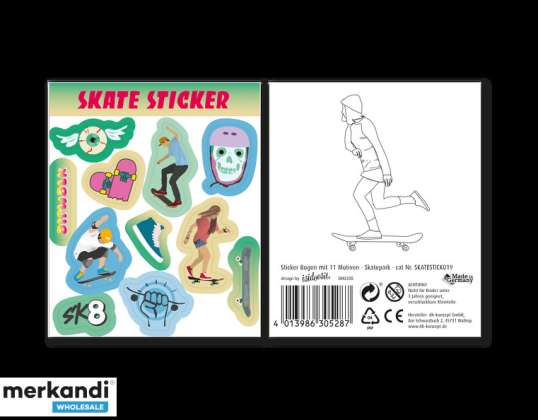 SKATEPARK   Sticker Bogen
